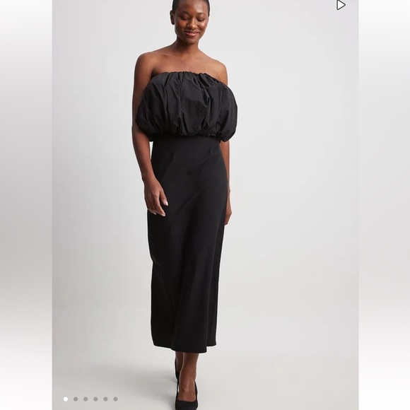 ASOS Dresses & Skirts - NWT ASOS Na-kd Puff Top Fitted Maxi Dress
